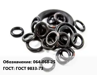 Кольцо РТИ 064-068-25 ГОСТ: ГОСТ 9833-73